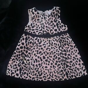 Black & Pink Leopard Dress